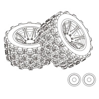 MJX TIRE (2PCS) MJXS-14300D2
