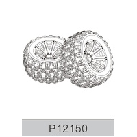   MJX Wheel/Tire Assembly  MJXS-P12150