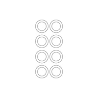 MJX bearing(8PCS) MJXS-R168Z