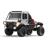 MN Model 1/18 Unimog 4WD RC Crawler Silver MN-333-S