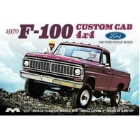 Moebius 1/25 1970 F-100 Ford Custom Cab Truck Plastic Model Kit  1230