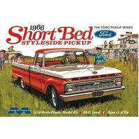 Moebius 1/25 1966 Ford Short Bed Styleside Pickup Plastic Model Kit [1233]