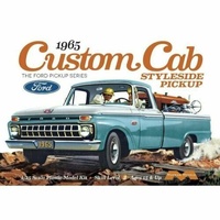 Moebius 1/25 1965 Ford F-150 Custom Cab Pickup Plastic Model Kit  1234