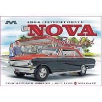 MOEBIUS 1/25 1964 CHEVY II NOVA RESTO MOD PLASTIC MODEL KIT MO2321