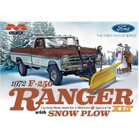 MOEBIUS 1/25 1972 FORD F-250 4X4 WITH SNOW PLOW PLASTIC MODEL KIT MO2568