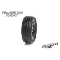 Medial Pro "Tracer 2.2 front" pre-mounted set of tires on black rims MP-5325