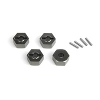 Maverick Aluminium 14mm Hex Hub Set (Grey/4pcs)  MV150472