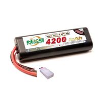 NXE 7.4v 4200mah 40c Round Hard Case Tamiya NXE4200HCR402STAMIYA