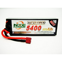 NXE 5400mah 50c 7.4V H/case Lipo w/Dean