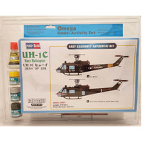 OMEGA HobbyBoss 1/48 UH-1C Huey Helicopter Plastic Model Kit 85803