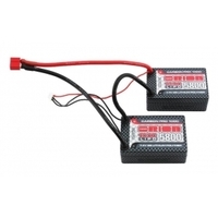 7.4v 5800mah saddle CarbonPro 100C Deans