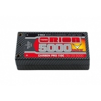 ###Carbon Pro V-Max LiPo 5000 110C 7.6V 2S Shorty Pack Tubes