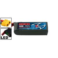 11.1v 1600mah 75C (XT60) - drone LiPo ORI60239