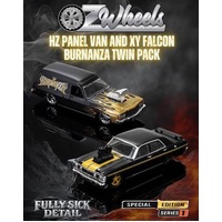 OZ WHEELS HZ PANELVAN & XY FALCON BURNANZA TWIN SET OZ64-FSDTWINBNNZA