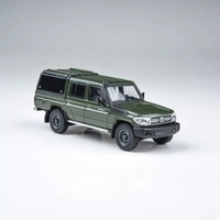 Para64 1/64 2014 Toyota Land Cruiser Dbl Cab Pickup LC79 Military Green RHD PA-65686