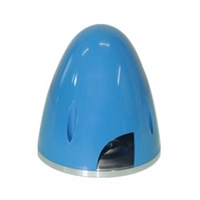 Phoenix Model 2 Blade Plastic Spinner W/ Aluminium Backplate (80mm) Blue