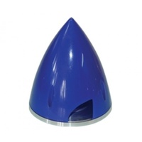 Phoenix Model 2 Blade Plastic Spinner W/ Aluminium Backplate (86mm) Blue