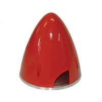 Phoenix Model 2 Blade Plastic Spinner W/ Aluminium Backplate (95mm) Red PHN-A25195R