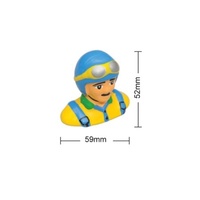 Phoenix Model Painted 1/10 Scale Civillian Pilot Shoulder Bust With Helmet &