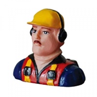 Phoenix Model Painted 1/7 Scale Civillian Pilot Bust W/Cap (79 X 71mm)