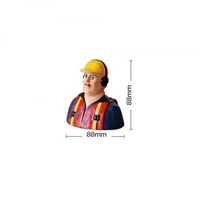 Phoenix Model Painted 1/7 Scale Civillian Pilot Shoulder Bust W/Cap (88 X 88mm)