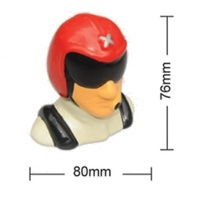 Phoenix Model Painted 1/6 Scale Pilot Bust W/ Helmet & Visor