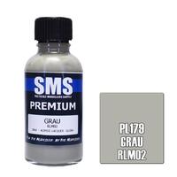 SMS PL179 PREMIUM ACRYLIC LACQUER GRAU RLM02 30ML