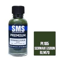 SMS PL185 PREMIUM ACRYLIC LACQUER SCHARTZGRUN RLM70 PAINT 30ML