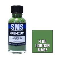 SMS PL193 PREMIUM ACRYLIC LACQUER LIGHTGRUN RLM82 PAINT 30ML
