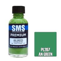 SMS PL207 PREMIUM ACRYLIC LACQUER AN GREEN PAINT 30ML