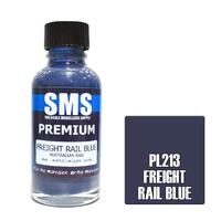 SMS PREMIUM ACRYLIC LACQUER FREIGHT RAIL BLUE PAINT 30ML PL213