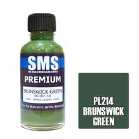 SMS PL124 PREMIUM ACRYLIC LACQUER BRUNSWICK GREEN PAINT 30ML