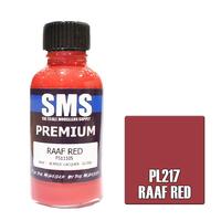 SMS PL217 PREMIUM ACRYLIC LACQUER RAAF RED PAINT 30ML