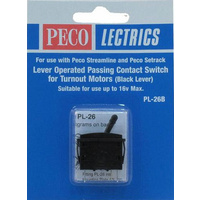 PECO PL26B PASSING SWITCH - BLACK