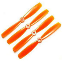 GEMFAN GLASS FIBER NYLON 2 BLADE BULLNOSE 5045-ORANGE (2L & 2R)
