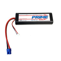 Prime RC 4000mAh 2S 7.4v 30C LiPo Battery, Round Hard Case with EC3 Connector PMQB40002SRC