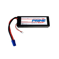 Prime RC 5200mAh 2S 7.4v 50C LiPo Battery, Hard Case with EC5 Connector PMQB52002SHC