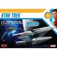 Polar Lights 957M 1/1000 Star Trek U.S.S. Grissom / Klingon BoP (2-pack) Plastic Model Kit POL