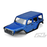 PRE-PAINTED / PRE-CUT JEEP WRANKLER UNLIMITED RUBICON (BLUE) BODY FOR TRX-4 PR3502-13