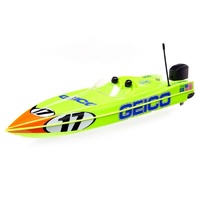 PRO BOAT 17 INCH POWER BOAT RACER DEEP-V MISS GEICO, RTR PRB08044T1