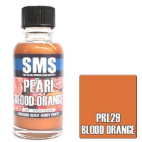 SCALE MODELLERS SUPPLY PEARL PEARL BLOOD ORANGE 30ML LACQUER PAINT