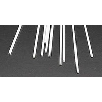 MS-80 .080 STYRENE SQUARE ROD 10 PCS