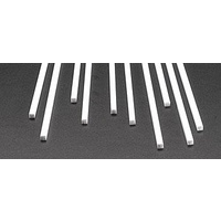 MS-125 STYRENE SQUARE ROD 10 PCS