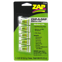 ZAP PT-105 .01 OZ. GREEN SINGLE USE ZAP-A-GAP