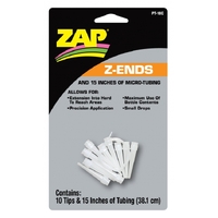 ZAP PT-18 Z-ENDS (10 EXTENDED TIPS/15 INCHES OF MICRO TUBING) PT-18C