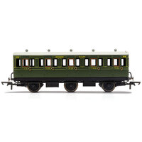 HORNBY SR, 6 WHEEL COACH, 3RD CLASS, 1909 - ERA 3 R40086A