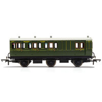 HORNBY SR, 6 WHEEL COACH, BRAKE 3RD CLASS, 3750 - ERA 3 R40087