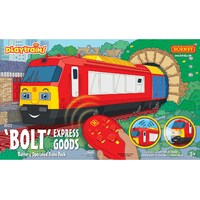 HORNBY BOLT EXPRESS GOODS BATTERY OPERATED TRAIN PACK R9312