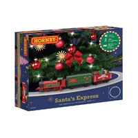 HORNBY SANTAS EXPRESS RECHARGEABLE BATTERY OPERATED TRAIN SET R9363M