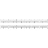PECO RATIO LINESIDE FENCING, WHITE (4 BAR) RA424